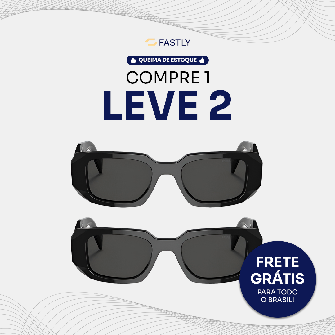 JUNHO BLACK - 2 Óculos Prada - COMPRE 1 LEVE 2