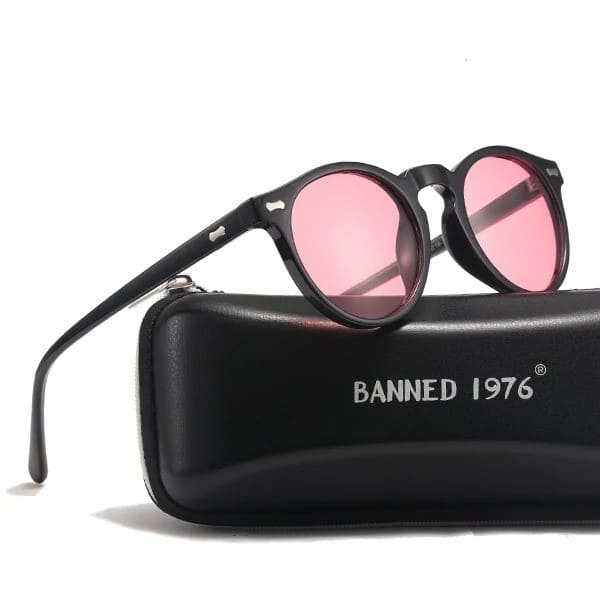 Óculos de Sol Feminino Redondo Polarizado Moda Vintage